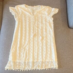 White Textured Swim Cover